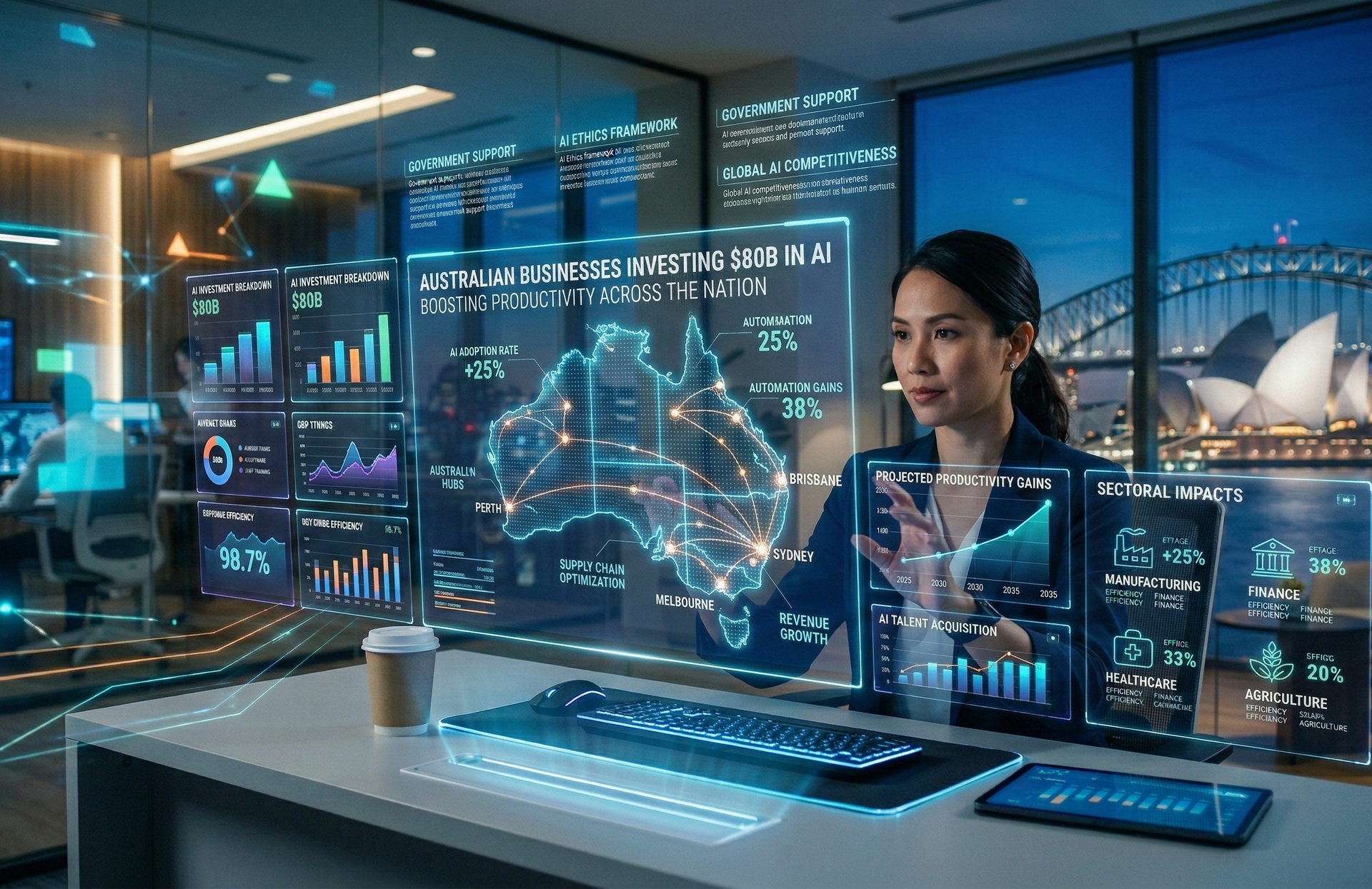 Why Australian Businesses Are Investing $80B in AI 